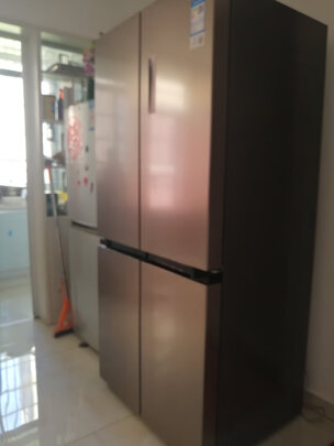 美的(Midea)慧鲜系列449升变频一级能效十字双开门家用冰箱智能家电风冷无霜BCD-449WSPZM(E)
