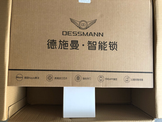 德施曼（DESSMANN）全自动人脸智能锁指纹锁密码锁防盗门锁 电子锁智能门锁门禁锁 刷脸秒开 (R7P)高端黑