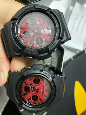 g-shock  city battle系列 防水太阳能蓝牙运动男士手表 gw-b5600ar-1