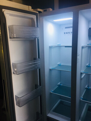 美的(Midea)19分钟急速净味543升变频一级能效对开双开门冰箱家用除菌超薄无霜智能家电BCD-543WKPZM(E)白色