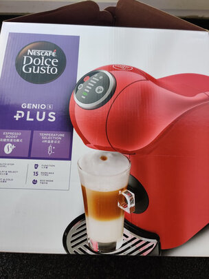 雀巢多趣酷思（Nescafe Dolce Gusto） Genio S Plus小精灵咖啡机 炫影黑 新增预浸泡功能