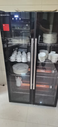 %title插图%num 德玛仕(DEMASHI)消毒柜商用双开门立式大容量餐饮酒店餐厅食堂饭店厨房餐具茶杯保洁柜消毒碗柜小型 83cm长度丨中温热力杀菌(30-100人)