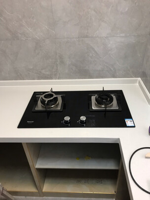 林内（Rinnai）燃气灶 天燃气灶双灶 嵌入式5KW超大火力猛火钢化玻璃JZT-2E03M 天然气