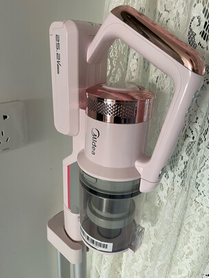 美的（Midea）无线手持充电吸尘器P6M 家用强力除螨 宠物适用120AW大吸力 吸拖一体 高端手持P6