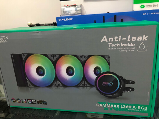 %title插图%num 九州风神(DEEPCOOL)水元素360 ARGB CPU水冷散热器(一体式水冷/幻彩冷头/3个ARGB风扇/支持LAG1700)