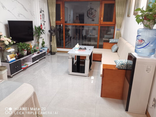 贵妃 实木沙发冬夏两用储物沙发新中式客厅组合家具转角布艺沙发多功能沙发床两用沙发 (高靠储物款)四位+贵妃+茶几