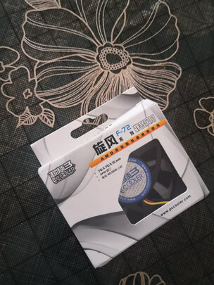 超频三（PCCOOLER）旋风F62 机箱风扇（6CM风扇/孔距5.1CM适用/配螺丝/CPU风扇）