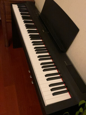 电钢琴|雅马哈P-125电钢琴怎么样上手一周说讲感受