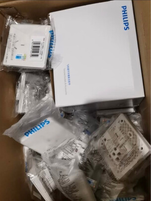 %title插图%num 飞利浦PHILIPS开关插座面板86型昕绎二位电脑电话插座 (超5类) 白色电脑电话913713954901