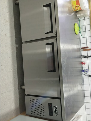 澳柯玛（AUCMA）1.8米冷藏冷冻双温工作台 商用平冷操作台 厨房不锈钢冰箱冰柜 HCF-180D
