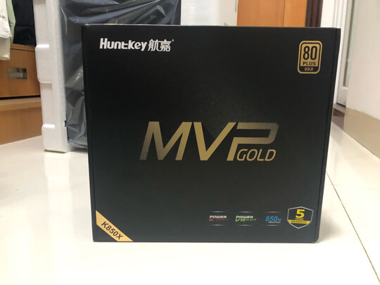 %title插图%num 航嘉(Huntkey) 金牌850W MVP K850X电源(80PLUS金牌全模/全电压/风扇启停/三卡RTX2080Ti SLI/五年质保)