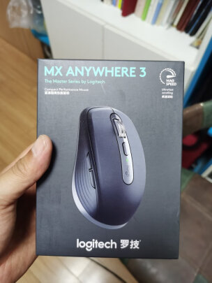 %title插图%num 罗技(Logitech)MX Anywhere 3无线办公充电鼠标 蓝牙优联双模连接 跨设备控制 太空银