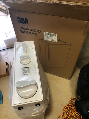 3M净水器 家用直饮RO反渗透 400G无桶大通量纯水机 LR400-JX90