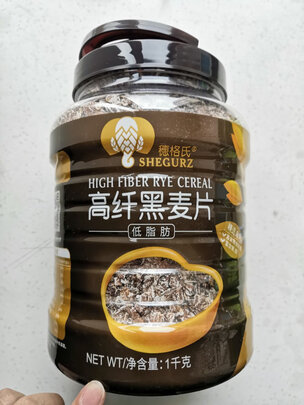 一:选购穗格氏高纤黑麦片1000g燕麦片建议