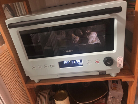 美的PG2311W蒸烤箱|外观展示美的PG2311W微蒸烤一体机怎么样用后两周讲感受