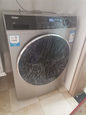 海尔（Haier）直驱变频滚筒洗衣机全自动紫外线除菌除螨EG10014HBD809LSU1  超薄10KG蒸汽洗烘一体