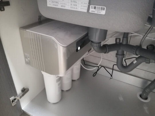 安吉尔净水器家用 除水垢直饮水机V6 厨房无桶净水机 500加仑RO膜纯水机  自来水龙头前置过滤器 J2605-ROB60(A8)