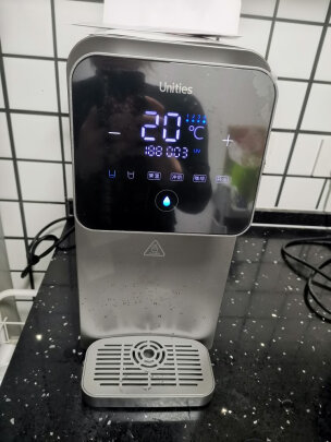 %title插图%num 有逸 Unities Uwater X2台上式加热净水器净饮一体机饮水机反渗透深空灰