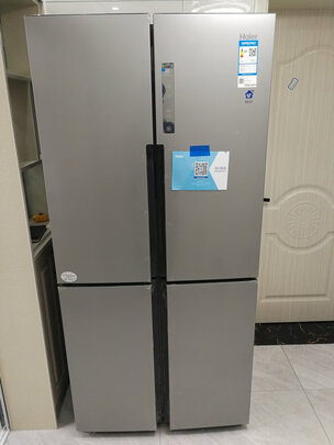 海尔（Haier ）477升双变频风冷无霜十字门多门纤薄除菌冰箱家用干湿分储厨装一体BCD-477WDPCU1