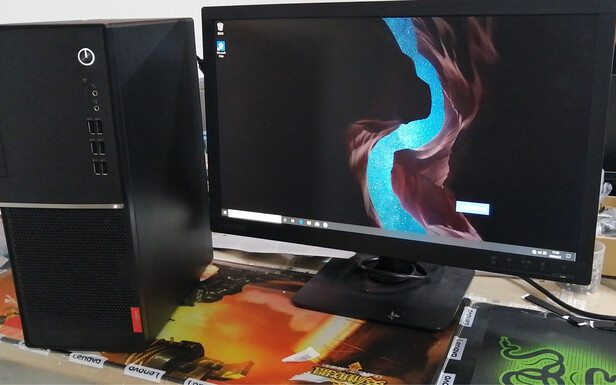 %title插图%num 联想(Lenovo)扬天M4900ts 全新十代酷睿四核 高性能台式机 商务办公家用网课台式电脑 23英寸IPS全高清 窄边框屏 i3-10105 16G内存 1TB+512G固态 | 定制