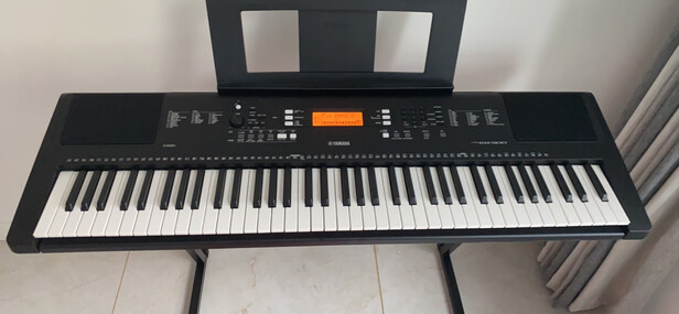 %title插图%num 雅马哈(YAMAHA)雅马哈电子琴贵族银KB308儿童成年专业演奏教学61键电子琴官方标配+全套配件