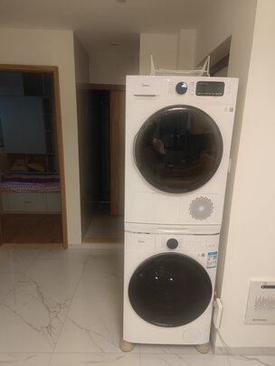 美的 (Midea) 洗烘套装 10kg滚筒洗衣机全自动+热泵烘干机 智能 初见系列MG100V70WD5+MH100VTH707WY-T05S