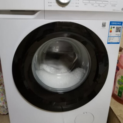%title插图%num 美的(Midea)滚筒洗衣机全自动 8公斤 食用级巴氏除菌洗 8KG大容量 95度高温筒自洁 以旧换新 MG80V11D