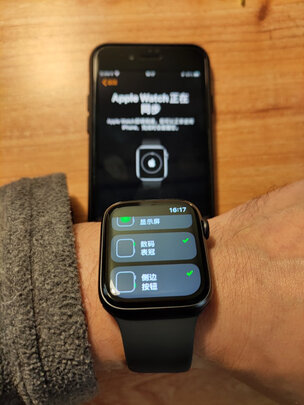 Apple Watch Series 6智能手表 GPS+蜂窝款 40毫米蓝色铝金属表壳 深海军蓝色运动型表带 M06Q3CH/A