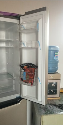 奥马(Homa) 252升 家用多门冰箱 对开门双开门四开门风冷无霜纤薄超薄 四门分储 零度保鲜 金色BCD-252WF