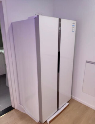 松下（Panasonic）570升大容量冰箱双开门对开门 银离子kang菌装置  玻璃面板NR-EW58G1-XW