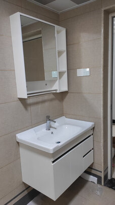 希箭ZYBB-0629-2浴室柜|「静下心看」希箭(HOROW)实木浴室柜套装怎么样？牢固性如何？