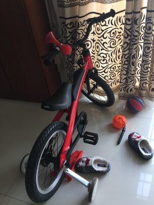 九号儿童自行车16寸红色怎么样呀，动力强劲吗？十分轻巧吗 
