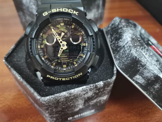 【实情解读】全方位卡西欧(casio)g-shock ga-100cf时尚运动防水男表