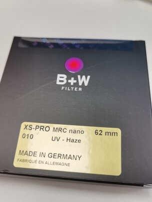 B+W62mm UV靠谱吗？透光率够不够高，超薄多层吗 