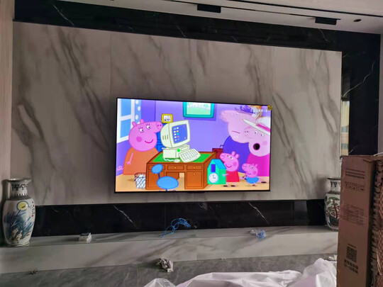 海信（Hisense）75E3F 75英寸 4K超高清 免遥控语音 超薄 悬浮全面屏  家用商用电视 企业采购（一价全包）