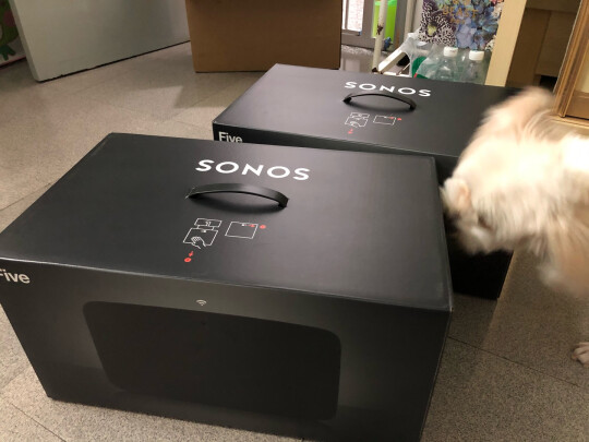 %title插图%num SONOS Five智能音响 WiFi非蓝牙 书架音响 高保真 多房间家庭影院智能音响系统 电视电脑音箱家用 黑色