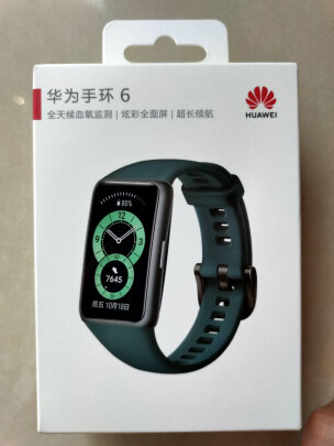 %title插图%num 华为手环 6 Pro 运动手环 智能手环 炫彩全面屏 超长续航 体温研究 幻夜黑