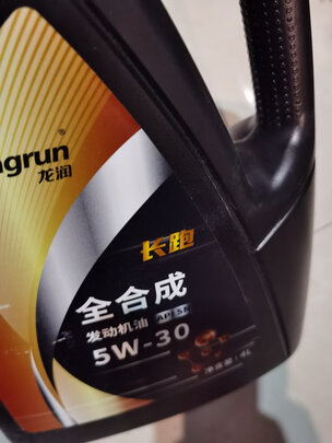 %title插图%num 龙润(Longrun)高端全合成汽油机油润滑油 0W-40 SP级 4L 汽车用品