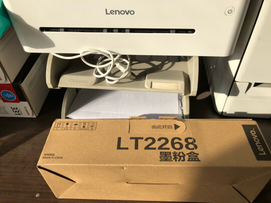 Lenovo LT2268与得印LT201易加粉2支装墨粉盒如何区别？打印哪个清晰，哪个倍感舒适 