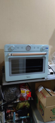 %title插图%num 美的(Midea)初见家用智能电烤箱 多功能空气炸锅机 35L珐琅搪瓷内胆 京东小家智能生态PT3520W 以旧换新