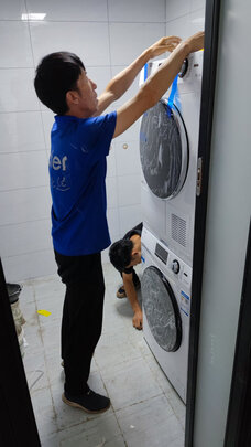 %title插图%num 海尔(Haier)洗烘套装 10Kg香薰洗衣机全自动+10Kg热泵烘干机除菌 极简白 EG100B129W+EHG100129W