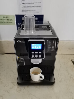德颐 DE-180 一键花式咖啡 意式全自动咖啡机 家用智能电器商用办公室现磨豆自动奶泡系统 智能咖啡机 经典黑色