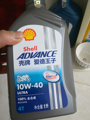 %title插图%num 壳牌 爱德王子ULTRA U能量 SN 4T 全合成摩托车机油 润滑油 10W-40 1升