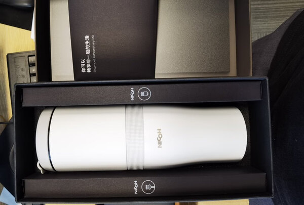 NICOH便携咖啡机家用多功能小型自动现磨咖啡豆研磨手冲一体机迷你美式滴漏微型便捷户外旅行电动磨豆机 【升级便携款】陶瓷白-双杯配置|长续航|USB充电