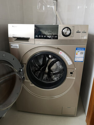 %title插图%num 海尔(Haier) 滚筒洗衣机全自动除菌洗烘一体 直驱变频摇篮柔洗 10公斤 EG10014HB709G