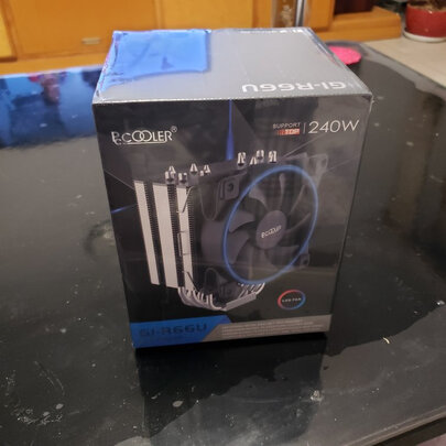 %title插图%num 超频三(PCCOOLER)东海风云GI-R66U CPU散热器 (支持AM4/1151/1200/6热管/PWM温控/12CM风扇/附带硅脂)