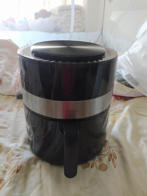 美的 （Midea）空气炸锅 无油低脂家用智能 电炸煎炸不粘锅4.5L大容量 可预热可定时可控温KZ45E101