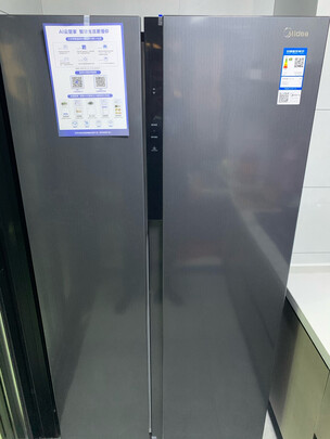 美的(Midea)542升变频一级能效对开双门家用冰箱智能家电风冷无霜BCD-542WKPZM(E)母婴存储空间