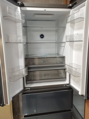 TCL437升双变频风冷无霜法式多门对开门电冰箱 COS巡航杀菌一级能效 wifi智联 以旧换新R437T7-D湛苍蓝