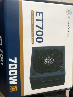 银欣（SILVERSTONE）额定700W ET700-MG ATX电源（80Plus金牌全模组/日系主电容/DC-DC/五年质保）